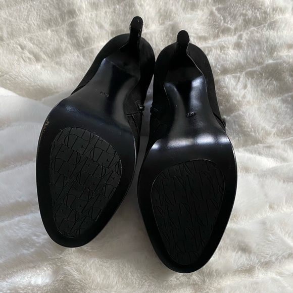 Diane von Furstenberg DVF black high heel boots 8 - Picture 7 of 8